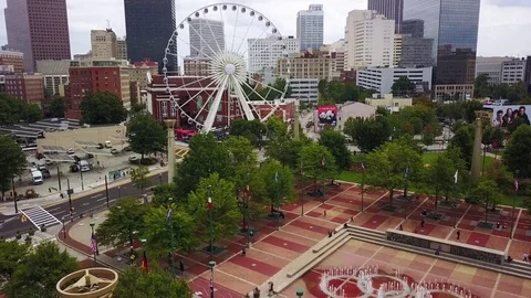 Olympic Park Drone View 스톡 동영상 80390500