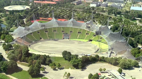 Olympic Park Olympic Stadium Munich Germany Video stock 57467703
