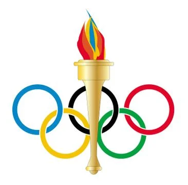 Olympic Rings Stock Illustration