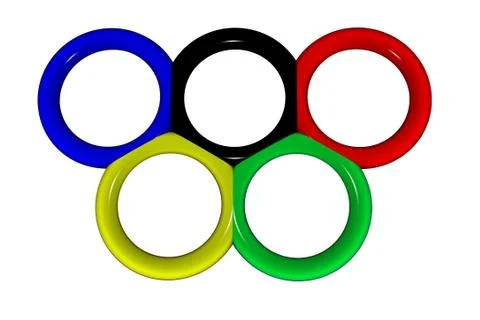 Olympic rings Stock Illustration