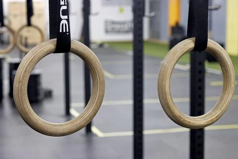 Olympic rings Stock Photos