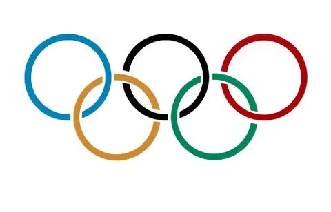 Olympic rings Symbol Stock Illustration