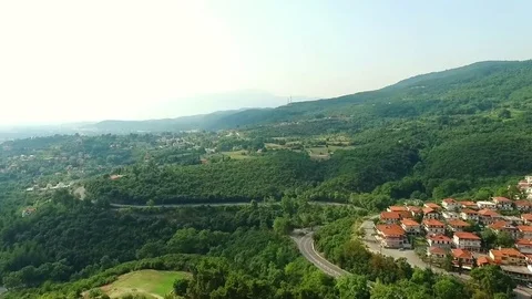 Olympic riviera at summer day 库存影片 80282105