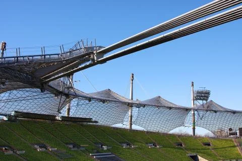 Olympic stadion in munich Stock Photos