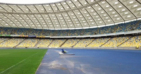 Olympic Stadium in Kiev Stock Footage 150667191