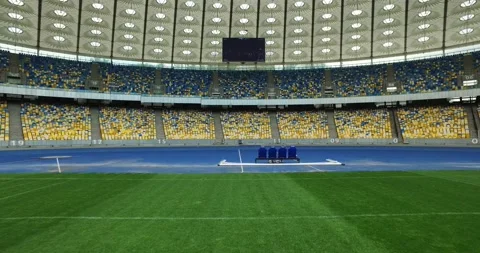 Olympic Stadium in Kiev Stock Footage 151557256
