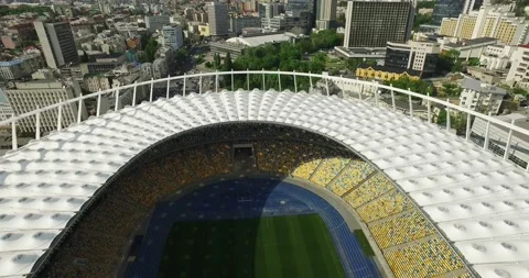 Olympic Stadium in Kiev Stock Footage 151557291