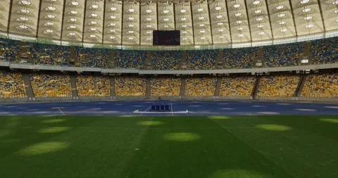 Olympic Stadium in Kiev Stock Footage 151557415