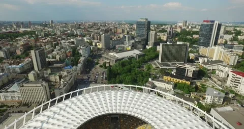 Olympic Stadium in Kiev Stock Footage 151557489