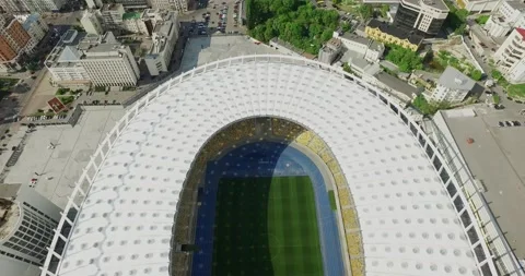 Olympic Stadium in Kiev Stock Footage 151557517