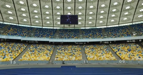 Olympic Stadium in Kiev Stock Footage 151557569