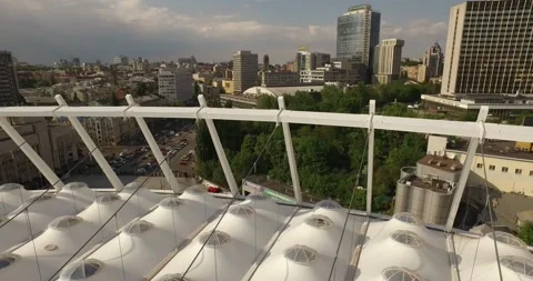 Olympic Stadium in Kiev Stock Footage 151853068