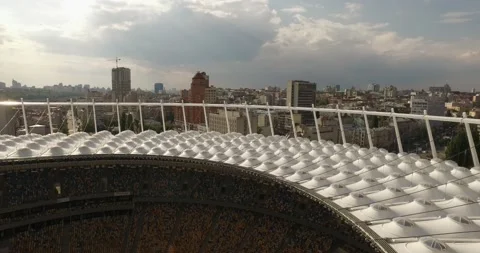 Olympic Stadium in Kiev Stock Footage 151853379