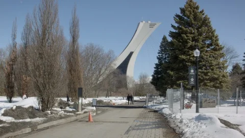 Olympic Stadium in Winter Vidéo 88788991