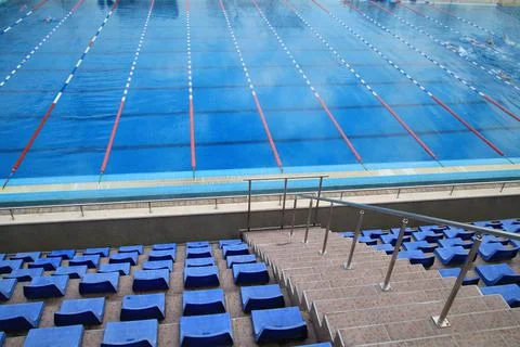 Olympic swimming pool 写真素材
