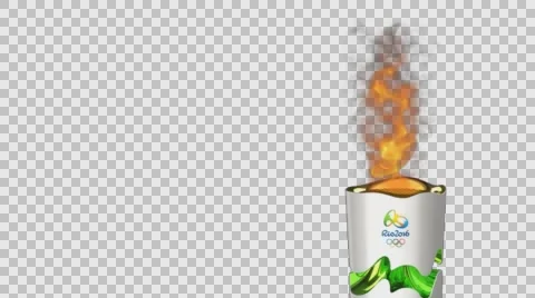 Olympic Torch Stock Footage 64903840