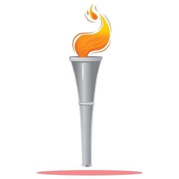 Olympic Torch 스톡 일러스트