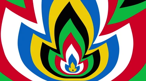 Olympic torch relay - abstract symbol. Stock Footage 63349016