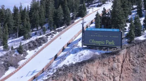 Olympic training center sign. Stock Footage 22295811