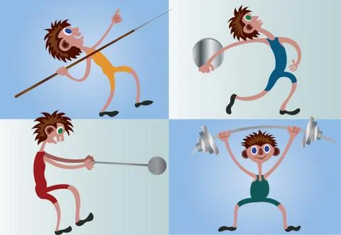 Olympics 3 Stock Illustration