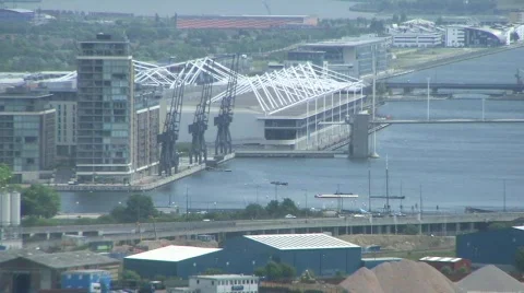 Olympics Birdseyeview 2009 Stock-Footage 518928