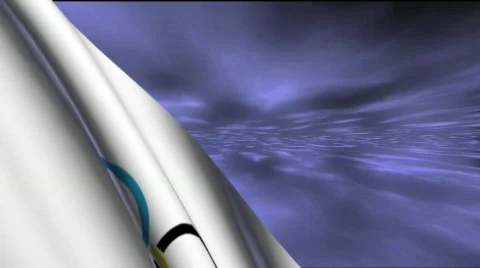 Olympics Flag 2 Stock Footage 621092