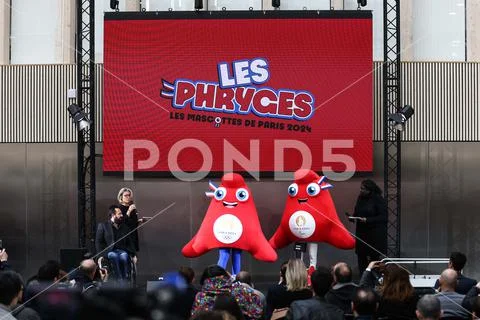 Olympics Paris 2024 reveals its mascots, Saint Denis, France - 14 Nov