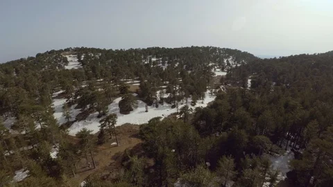 Olympus peak on mount Troodos 스톡 동영상 107879026