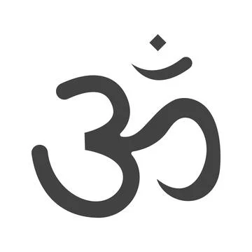 Om icon vector image. Illustrazione stock