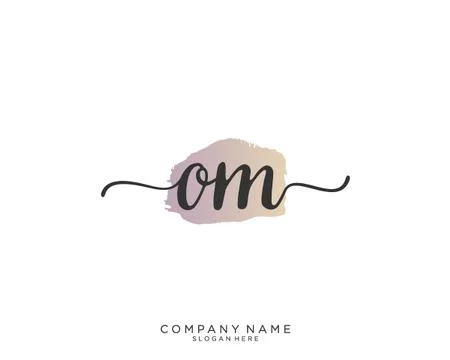 OM Logo Design Vector Graphic by xcoolee · Creative Fabrica