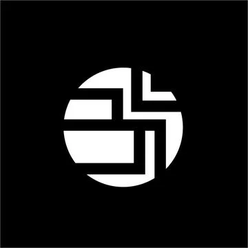 Om Negative space icon. Stock Illustration