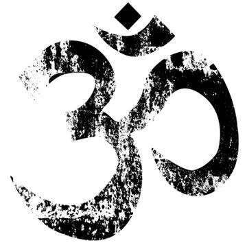 Om rubber sdtamp Stock Illustration