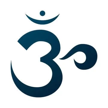 Om symbol Vector Illustration Stock Illustration