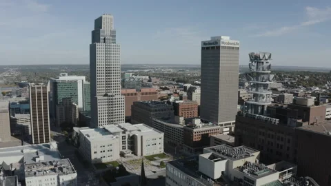 Omaha Aerial Stock Footage 152479574