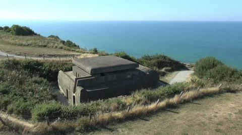 Omaha Beach in Normandy. D-Day. Stock-Footage 46053621