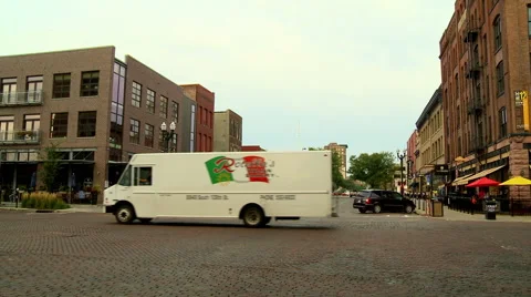 Omaha bread truck Stock Footage 54667742