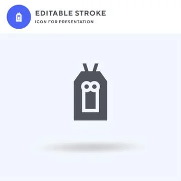 Omamori icon vector, filled flat sign, solid pictogram isolated on white, log イラスト素材