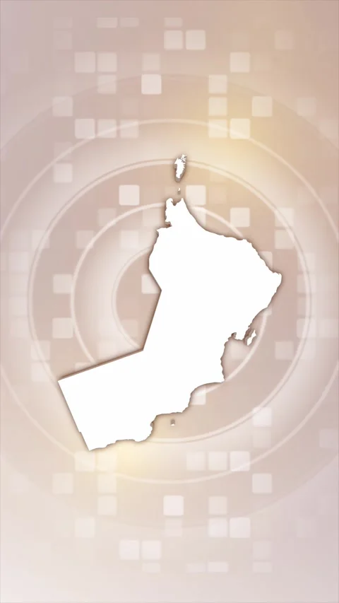 Oman Animated Map Stock Footage 275900784