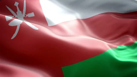 Oman Flag Stock Footage 116405953