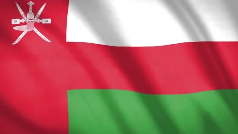 Oman Flag  Stock Footage 188152912