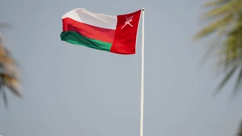 Oman Flag Stock Footage 196003896