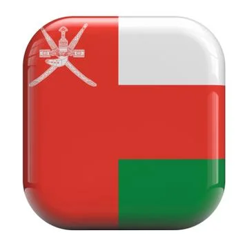 Oman flag Stock Illustration