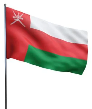 Oman Flag Image Stock Illustration