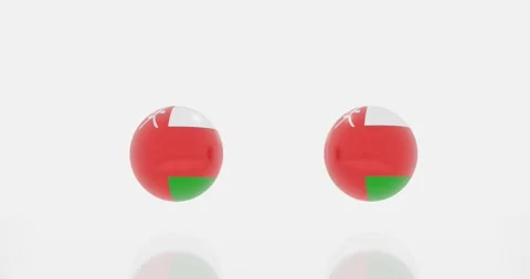 Oman flag symbol Stock Footage 194009761