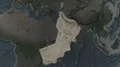 Oman - hub of the world. Satellite 4k or 4k+ Resolution