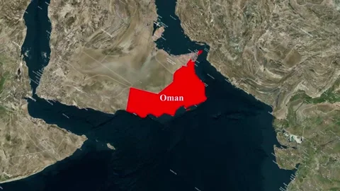 Oman Map Animation – Oman Country Map Highlight Stock Footage 344710841