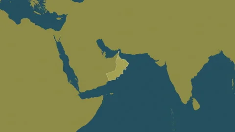 Oman map - extract. Regions. Pattern. Stock Footage 149289824