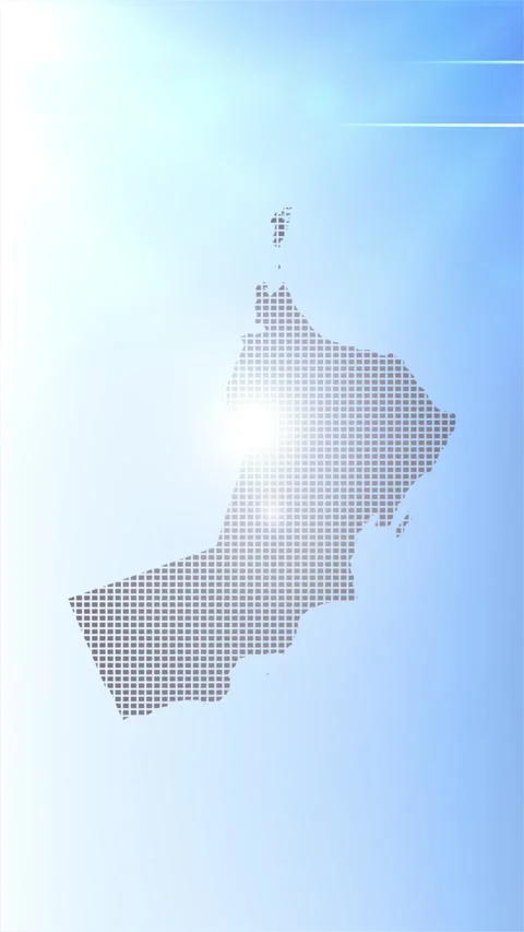 Oman Map Opener Stock Footage 276973230