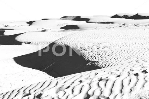 In oman old desert rub al khali the empty quarter and outdoor sand dune Stock Photos