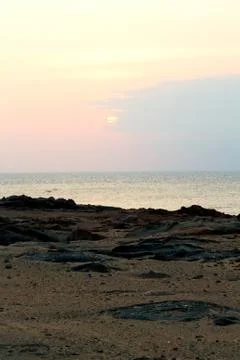 In oman  sun falling  down Stock-Fotos